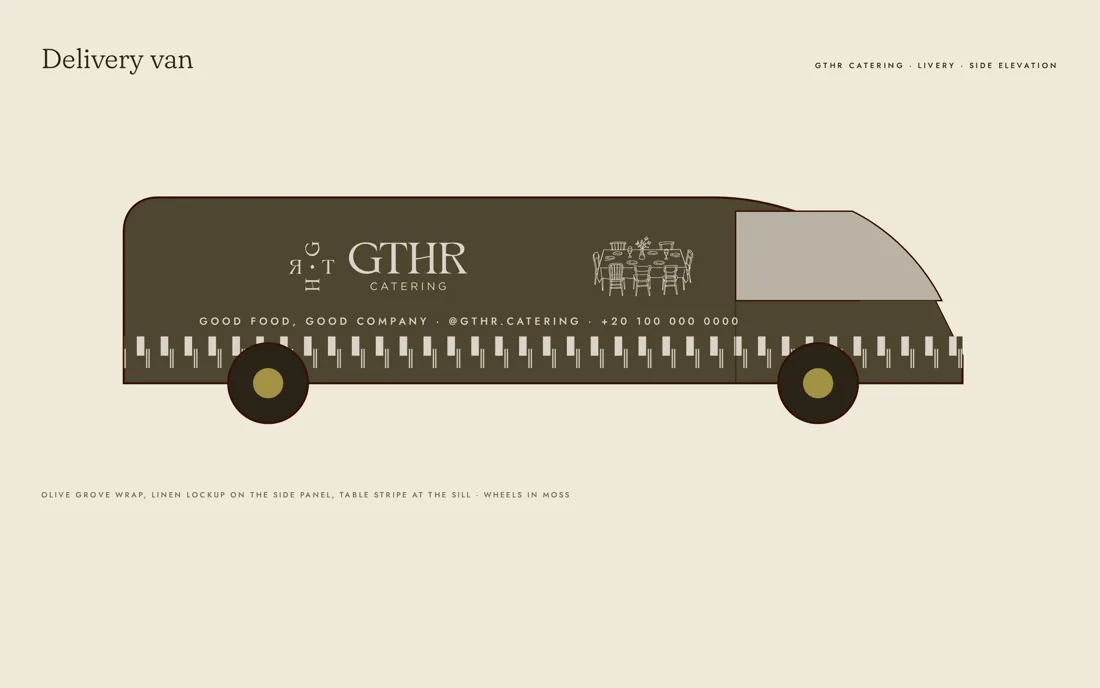 Delivery van