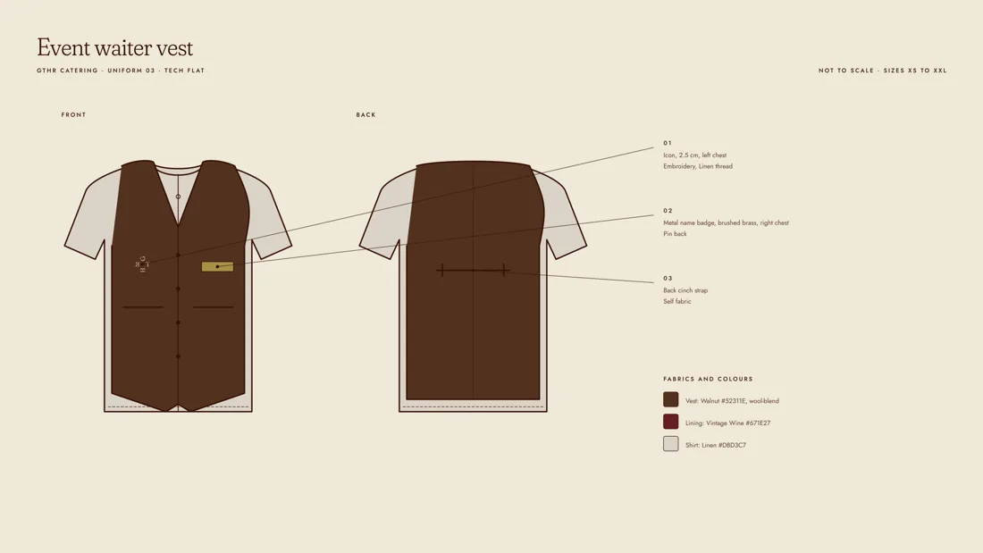 Event waistcoat