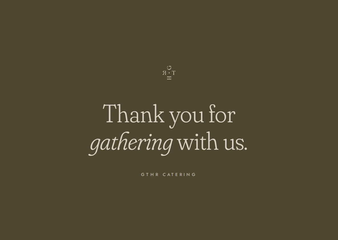 Thank-you card front